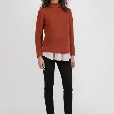 LUNA - Pantalón premamá slim fit de punto Milano de invierno superelástico