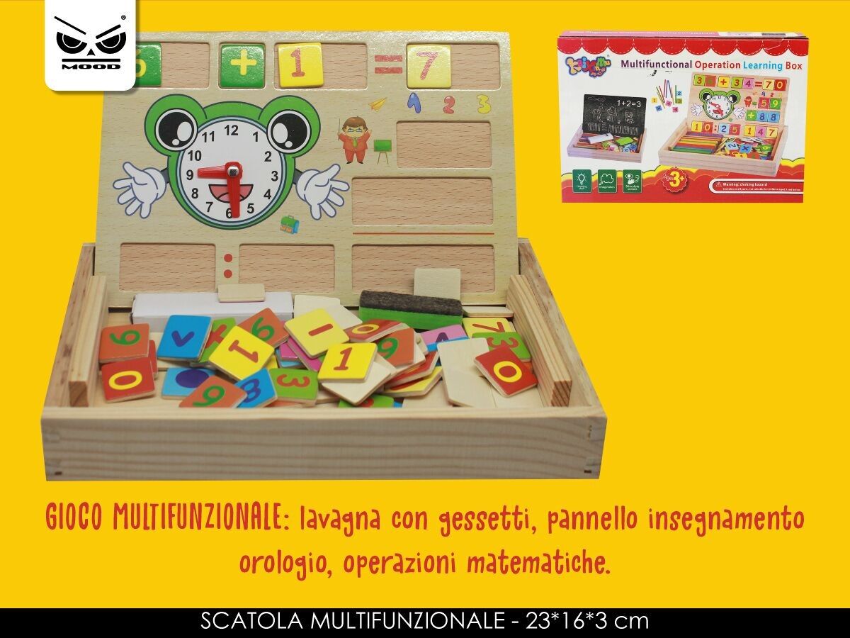 Multifunktionales Lernspiel aus Holz