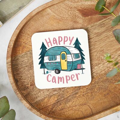 Posavasos Happy Camper | Accesorio para caravanas