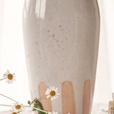 SICCA - Vaso in porcellana argilla rosa