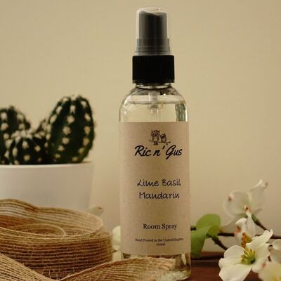 Spray per ambienti al lime, basilico e mandarino