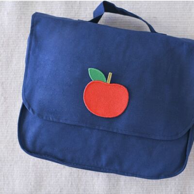 Borsa piccola sezione personalizzabile-Blu Navy