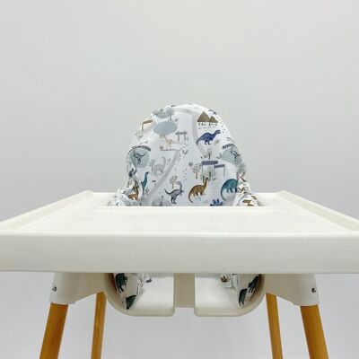 Housse de chaise haute IKEA - Imprimé Dino Land