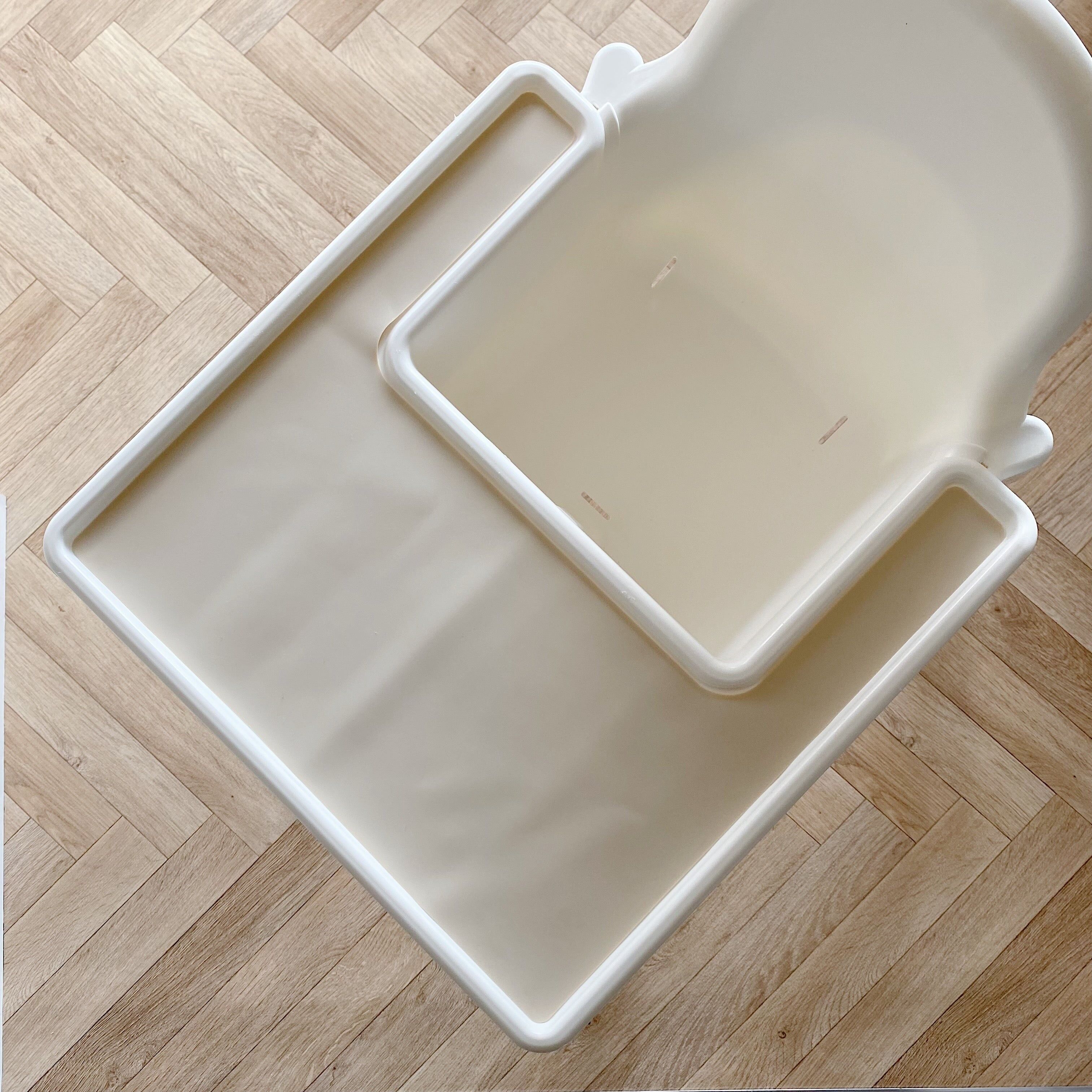 IKEA Inserto per vassoio in silicone per seggiolone - Crema Beige