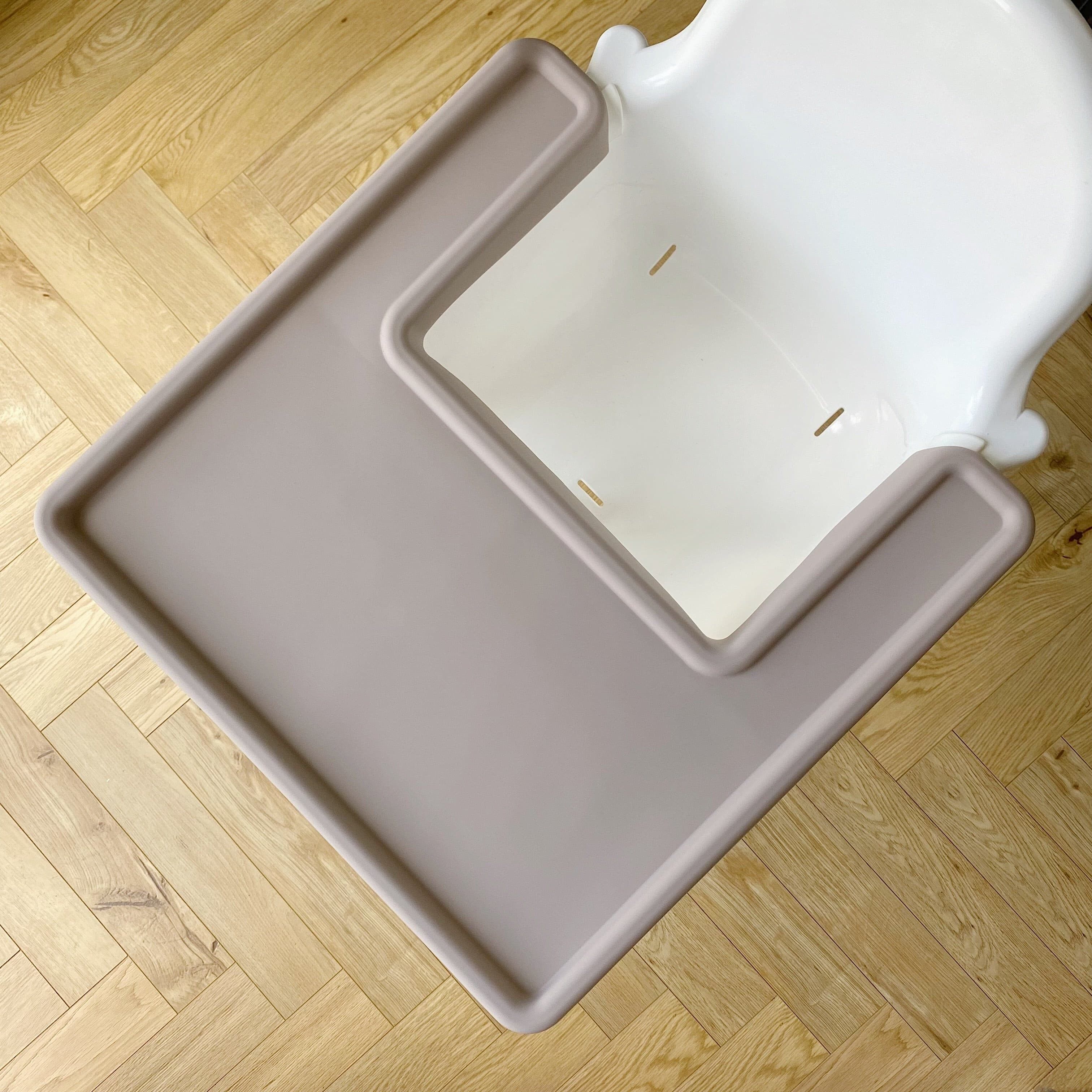 Set de table en silicone pour chaise haute IKEA - Mushroom Taupe