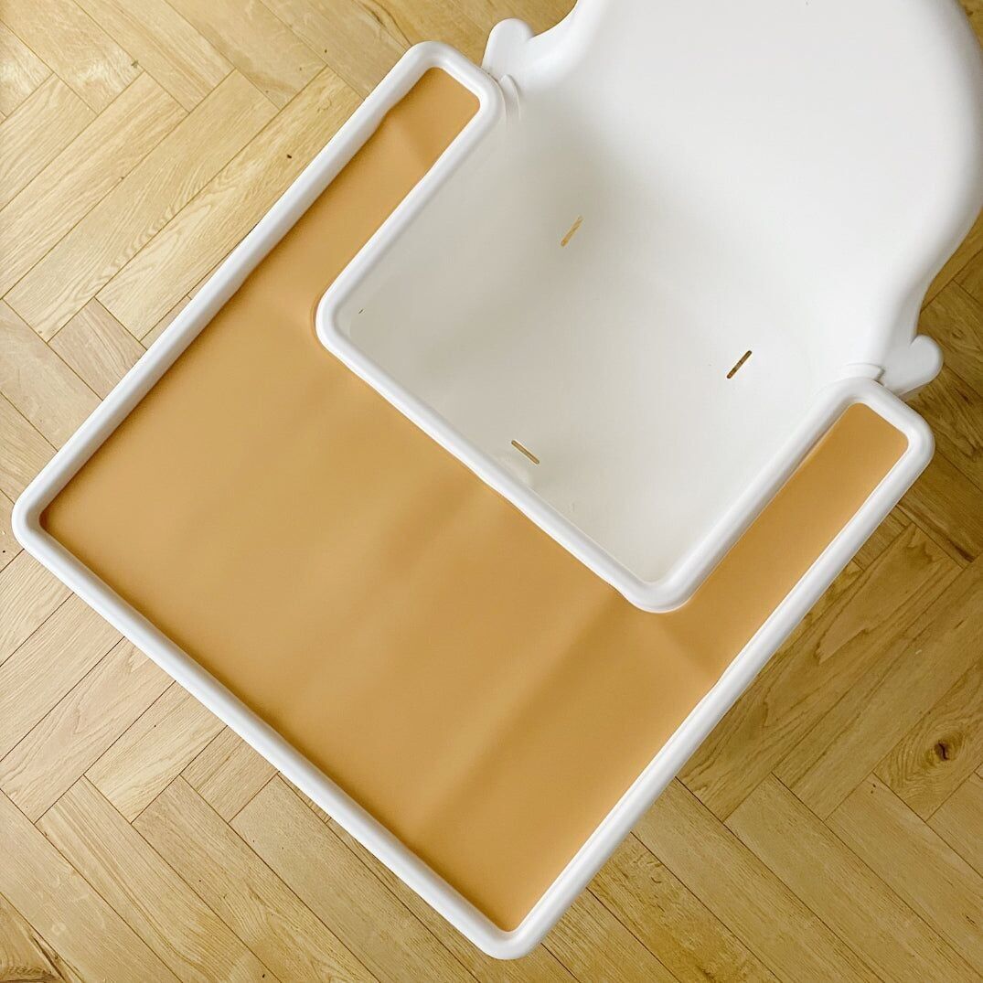 Bandeja de silicona para trona de IKEA: amarillo mostaza