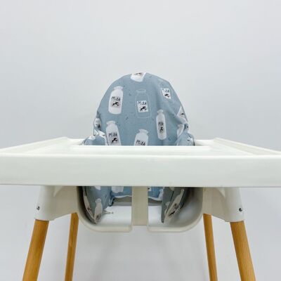 Fodera per cuscino seggiolone IKEA - Stampa mucca da latte
