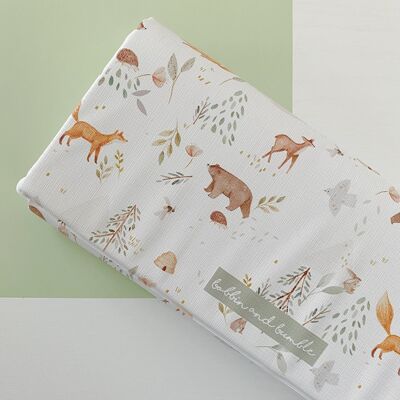 Matelas à langer pliable pour bébé - Animaux de la forêt