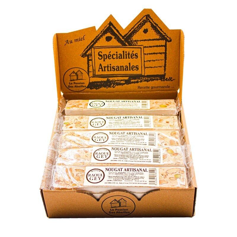 Kunsthandwerkliches Nougat-Display