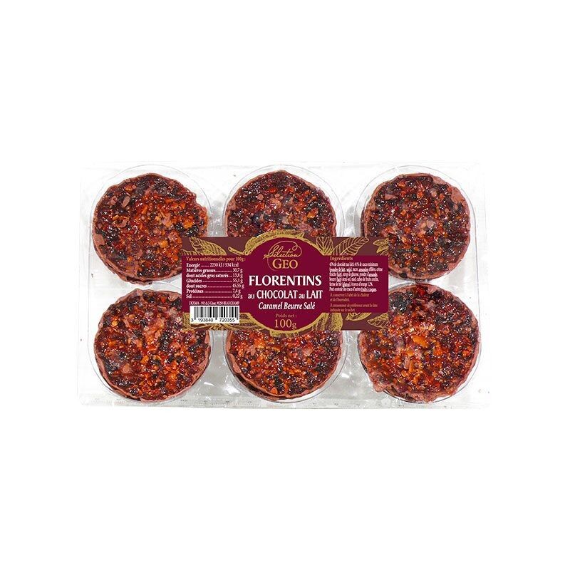 Burro salato al caramello al cioccolato al latte Florentins