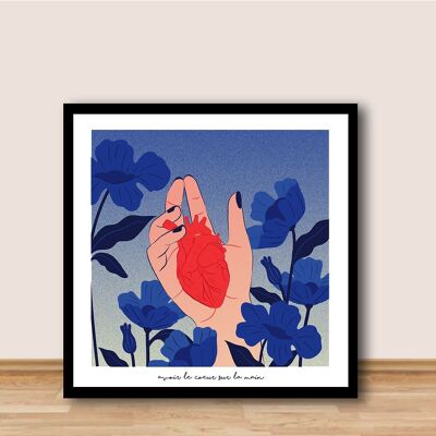 NUOVO Poster 30x30 - Abbi il cuore sulla manica
