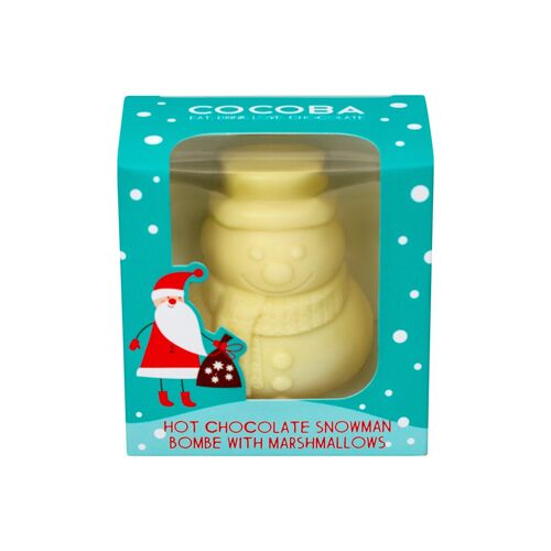 Snowman Hot Chocolate Bombe