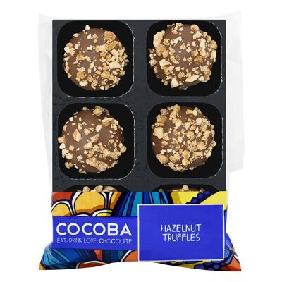 Truffes au chocolat et noisettes (6 truffes)