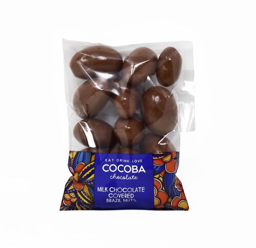 Milk Chocolate Covered Brazil Nuts Bag