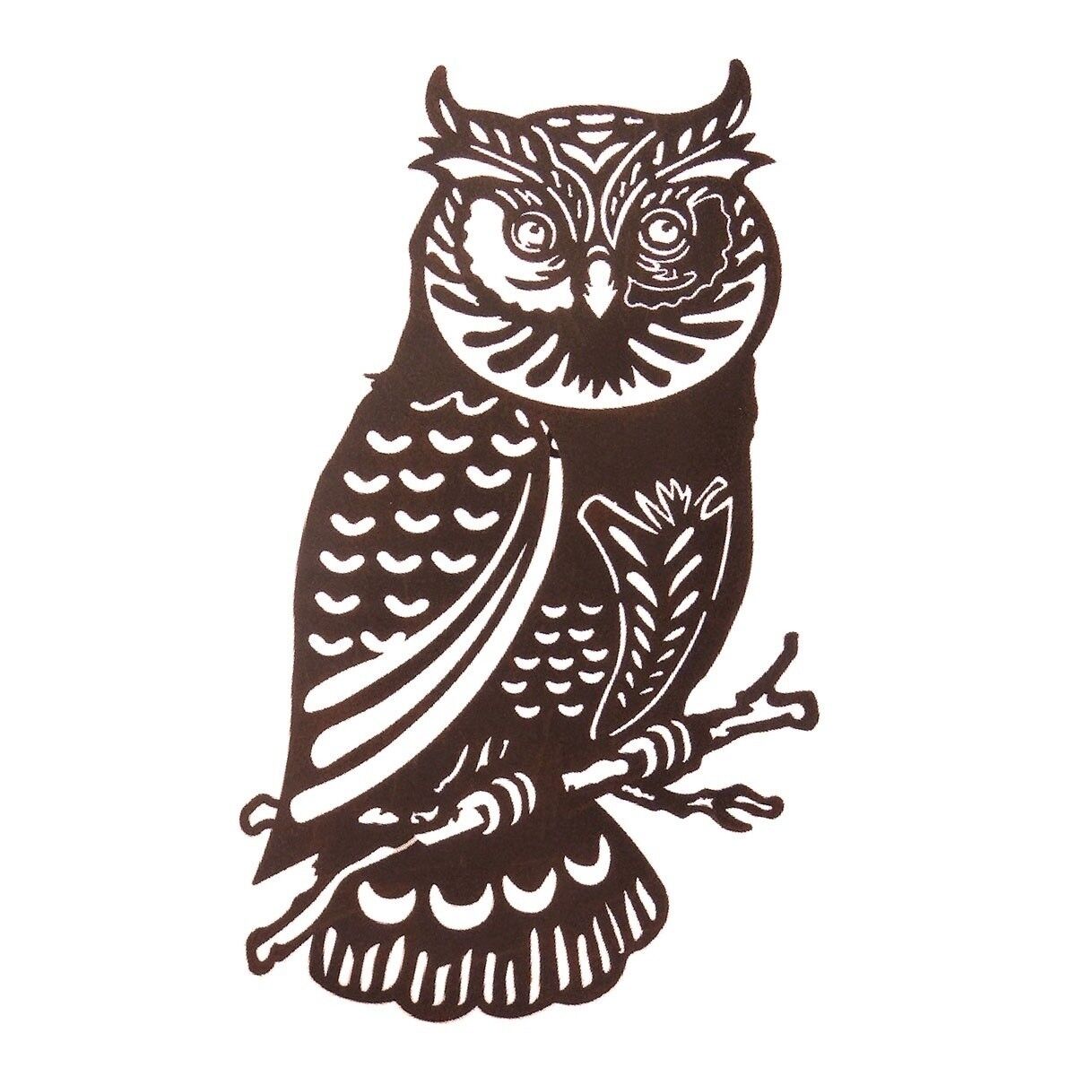 Eulen-Wandornament