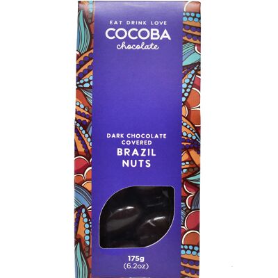 Nueces de Brasil cubiertas de chocolate amargo