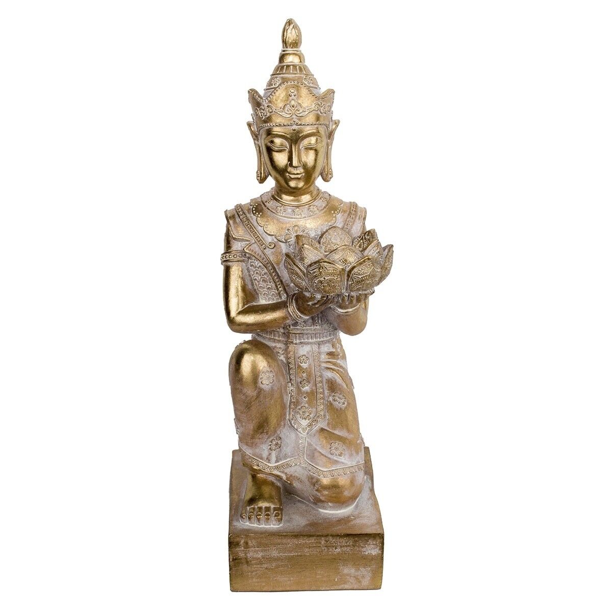 Figura di Buddha inginocchiato
