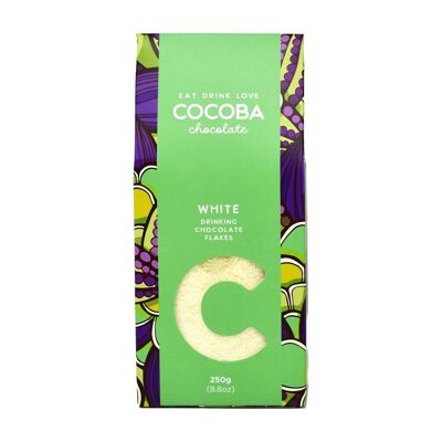 Scaglie di cioccolato bianco da bere