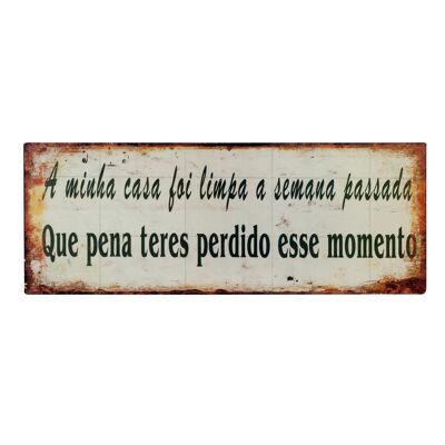 Placa Pared Frases