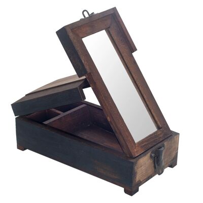 Boîte à bijoux avec miroir