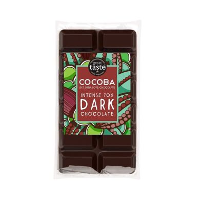 Mini Barra de Chocolate Intenso 70% Oscuro
