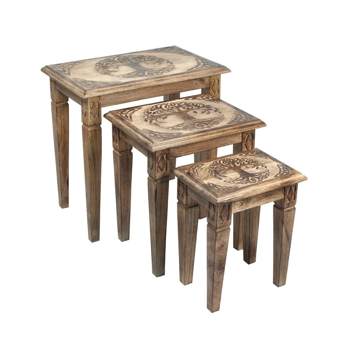 Set of 3 life tree tables