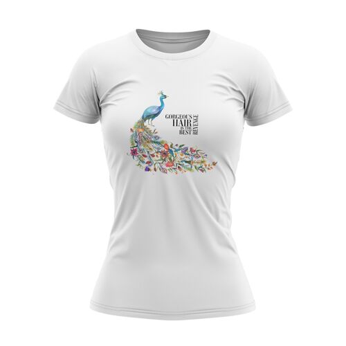Damen T Shirt -peacock