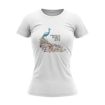 T-shirt femme - paon 1