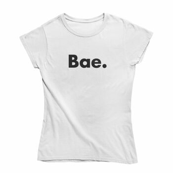 T-shirt pour femme -Bae. blanche 2