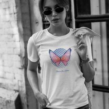 T-shirt femme-papillon 2