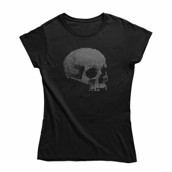 T-shirt pour femme - Tête de mort en pointillé 2
