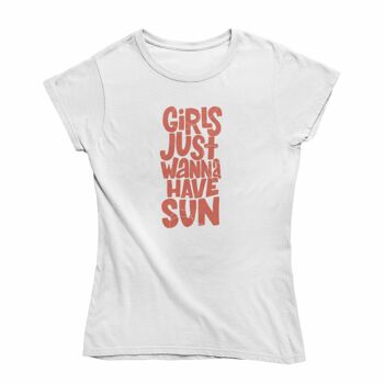 T-shirt pour femme - Les filles veulent juste avoir du soleil 2