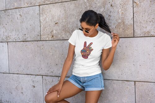 Damen T Shirt -Love peace