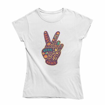 T-shirt femme -Love peace 2