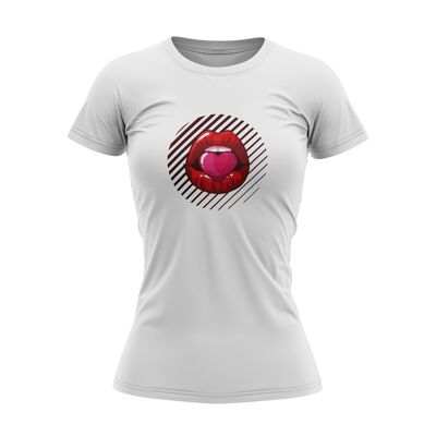 Ladies T Shirt -love-kiss