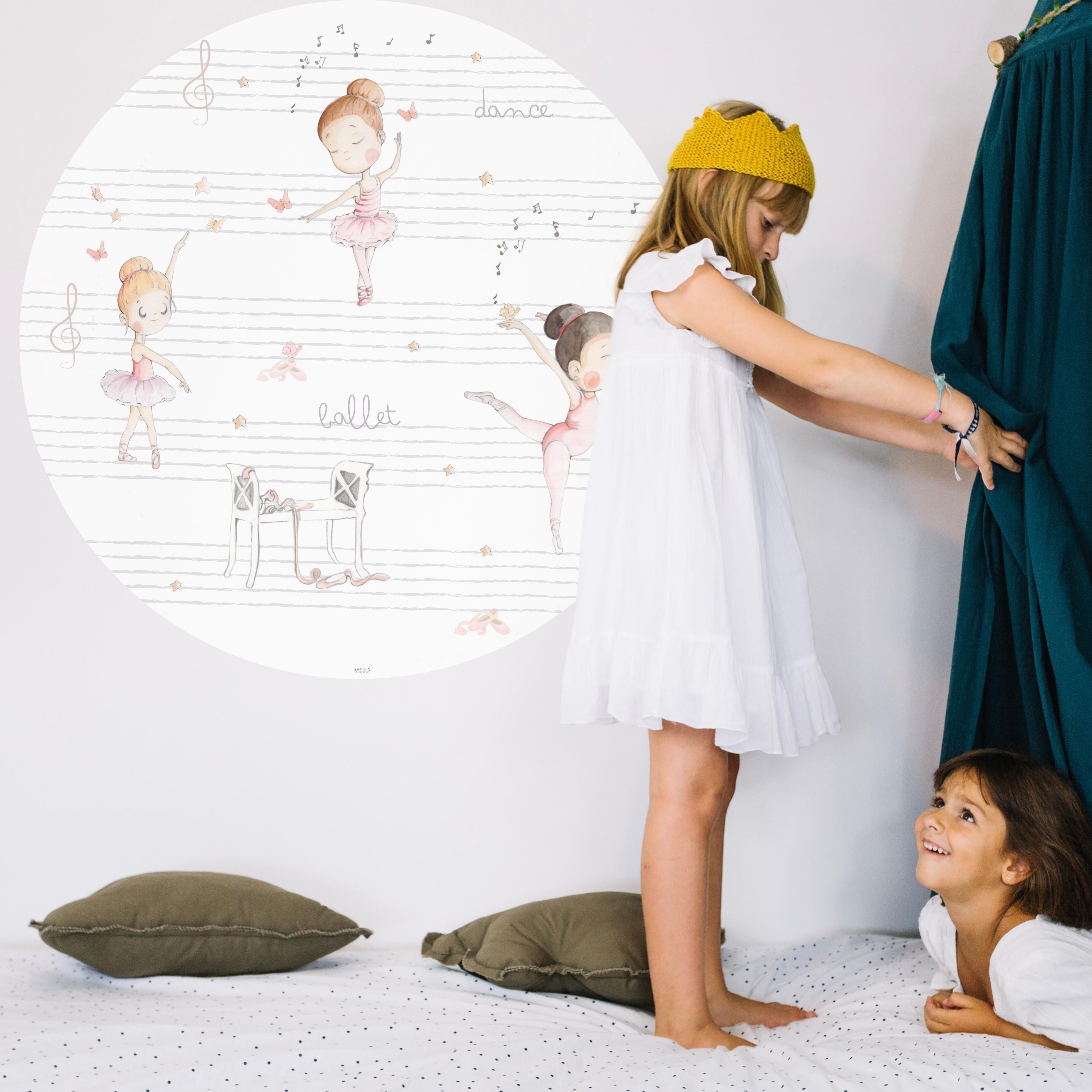 Cerchio in Vinile Ø95cm "BALLERINI"