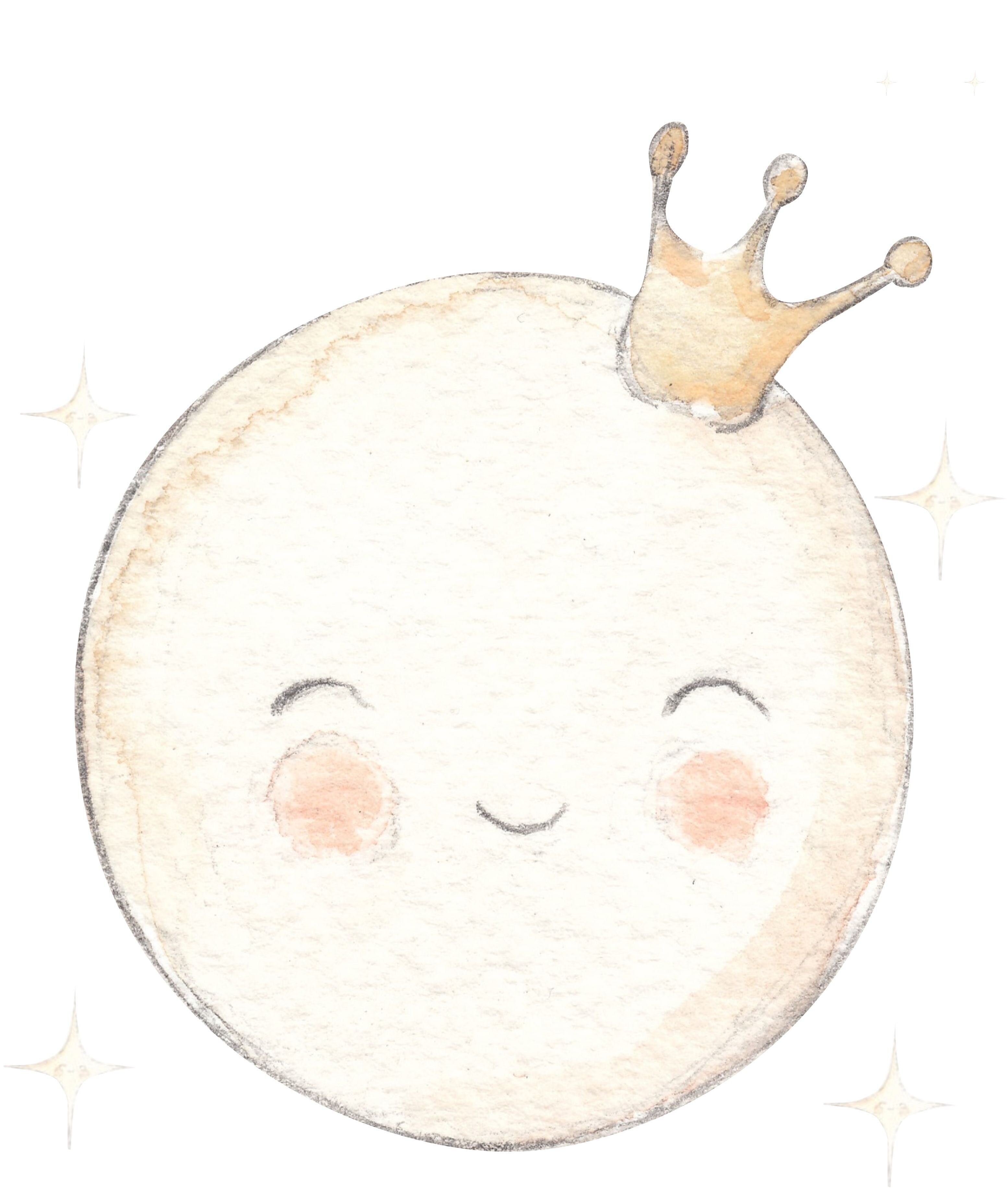 Children's Vinyl "Small" MOON 70x70cm