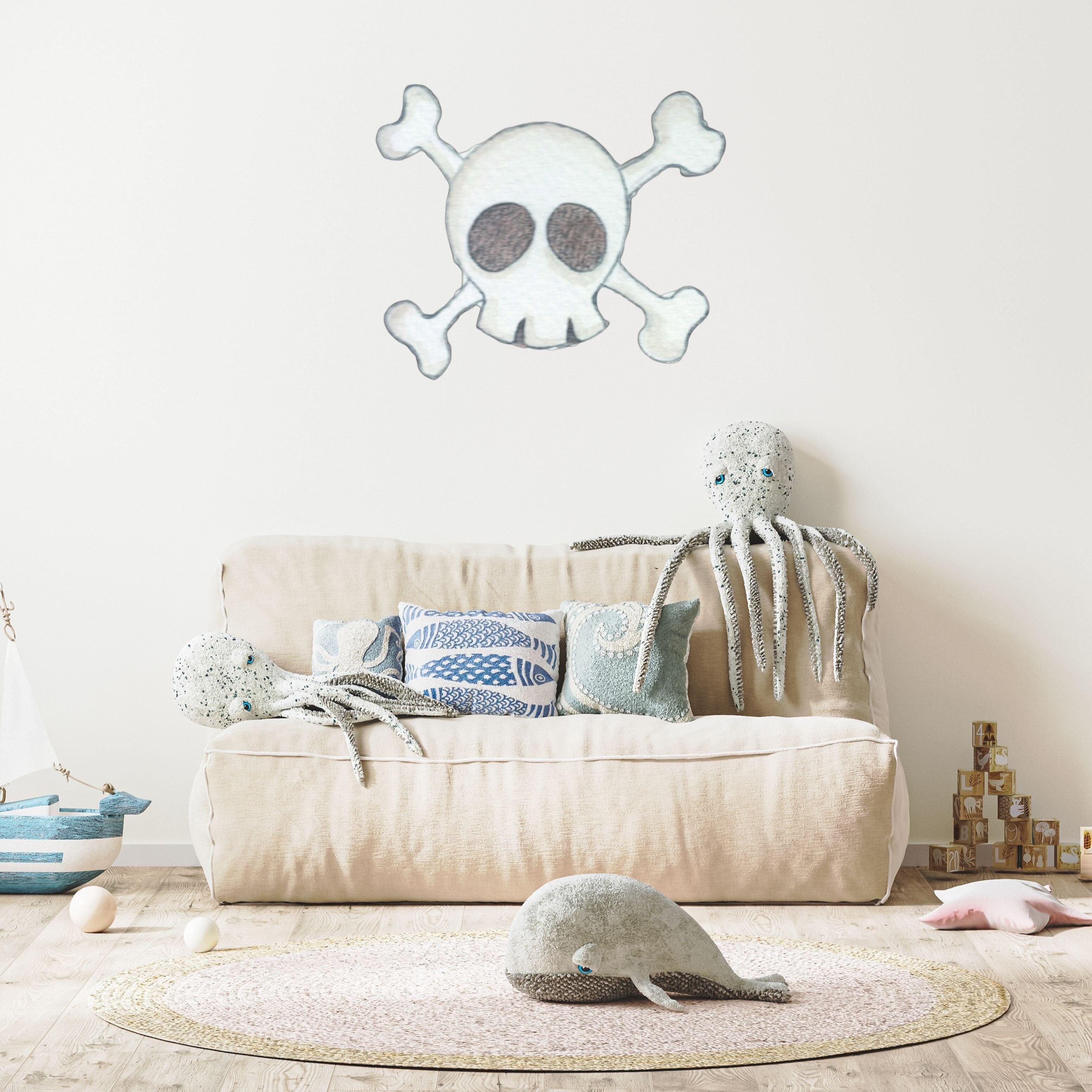 Children's Vinyl "Small" SKULL 80x94cm