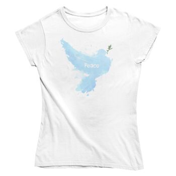 T-shirt femme -Peace pigeon 1