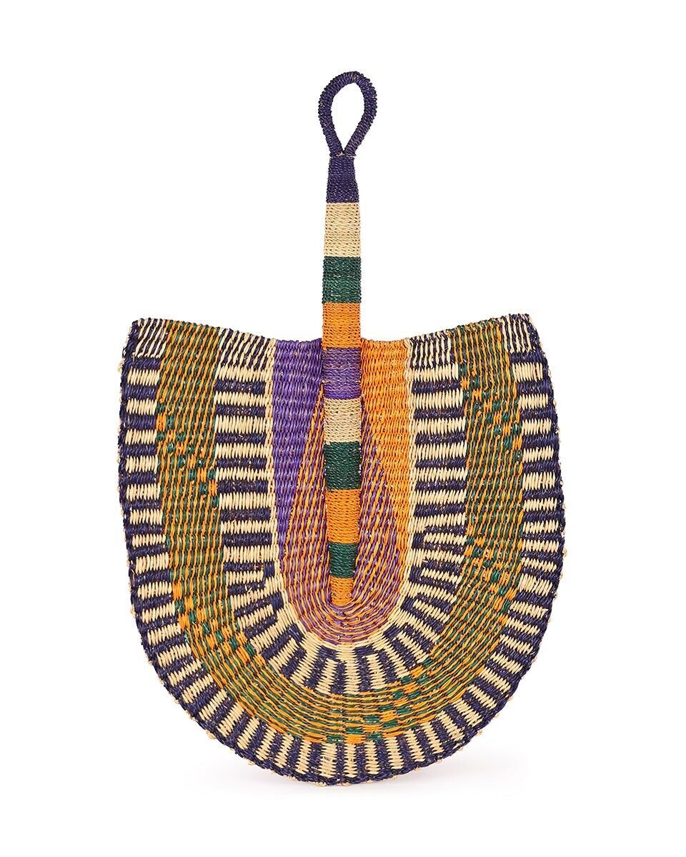 FRAM: Ventaglio intrecciato blu navy, arancione e verde