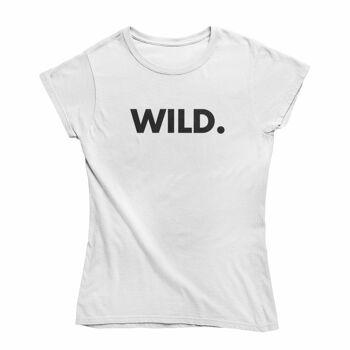T-shirt pour femme - SAUVAGE. blanche 2