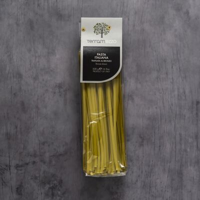 Linguini con espinacas y terramezzo