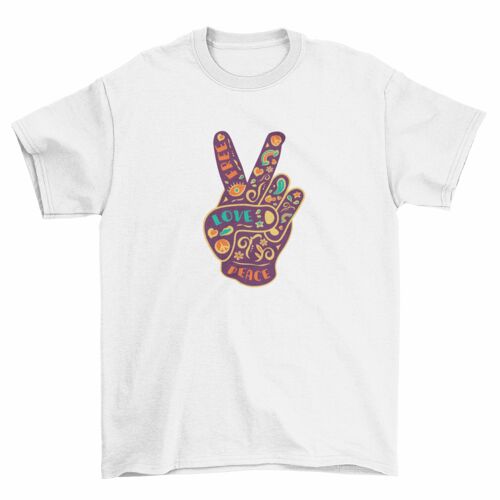 Herren T Shirt -Free Love Peace