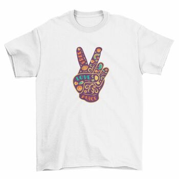 T-shirt homme -Free Love Peace