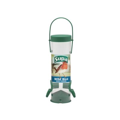 Comedero para pájaros silvestres Supa de 2 puertos