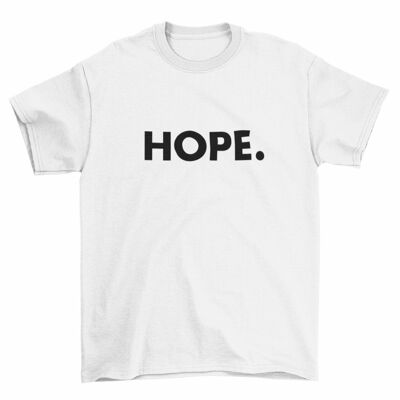 T-shirt pour hommes -HOPE. blanche