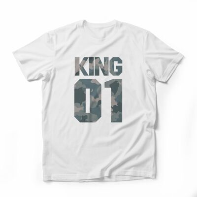 Camiseta hombre -KING 01 camuflaje