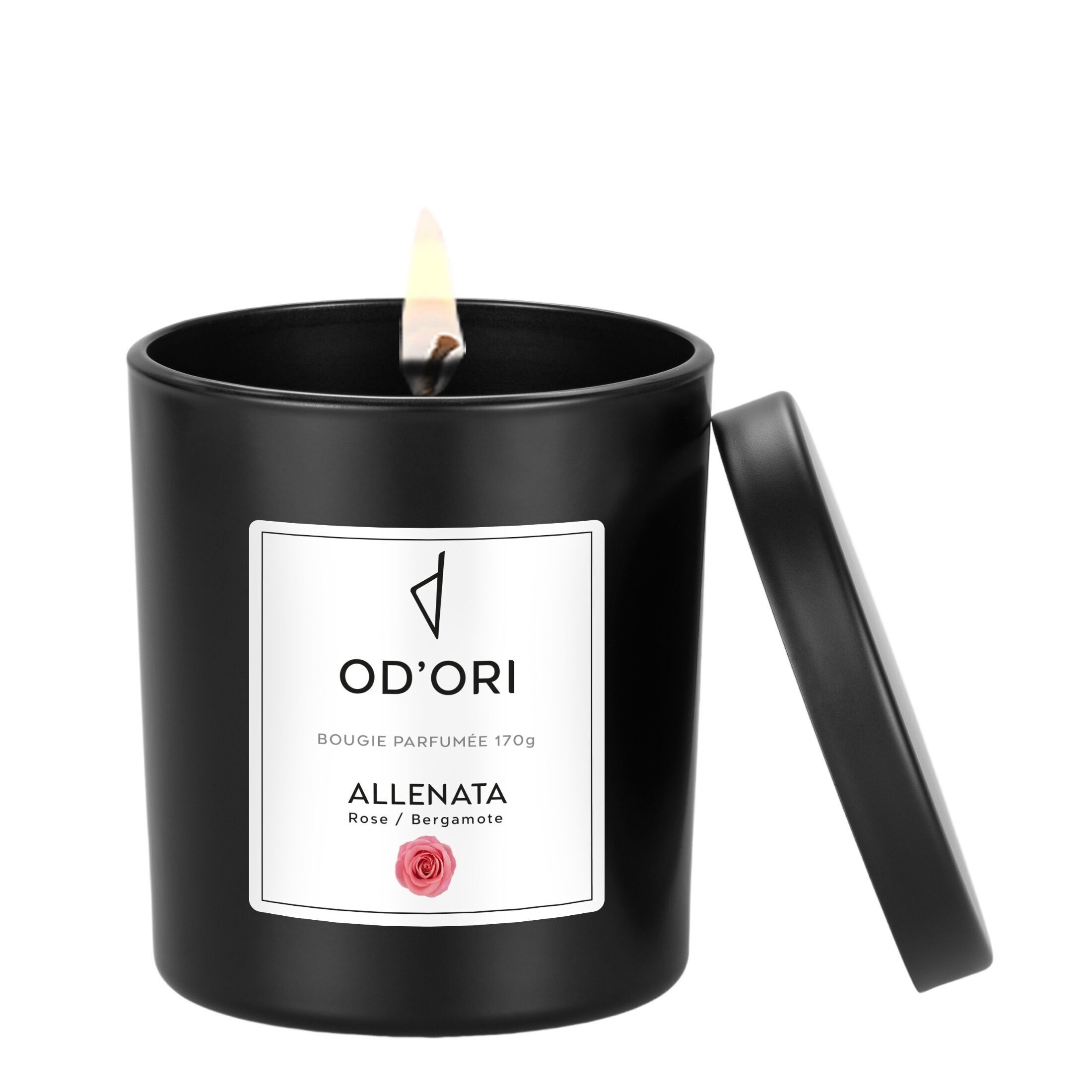 Candela 170G - ALLENATA (Rosa / Bergamotto)