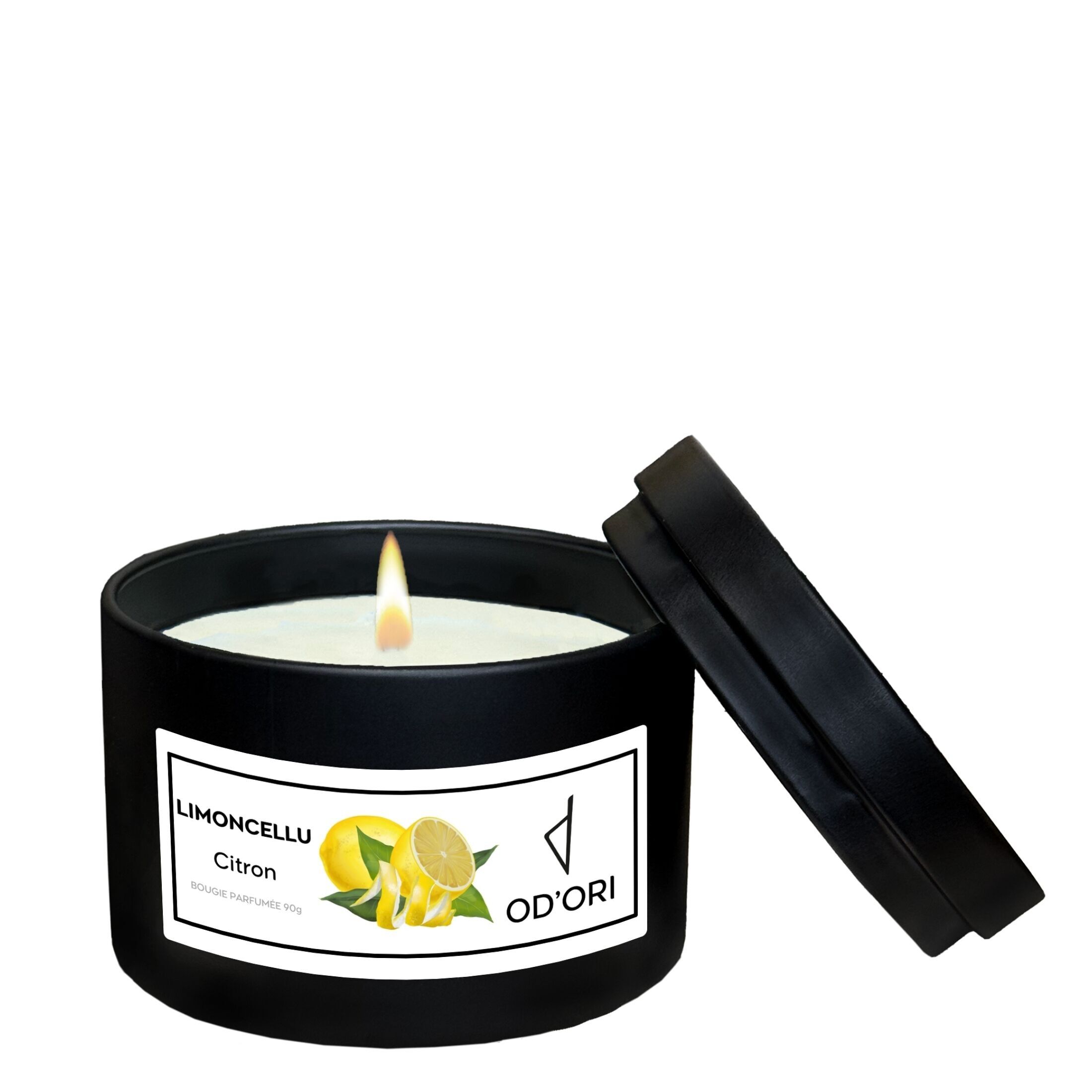 Kerze 90g - LIMONCELLU (Zitrone)