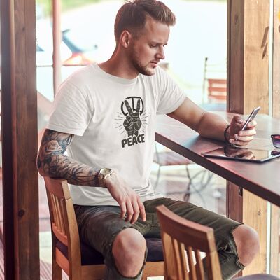 Herren T Shirt -PEACE